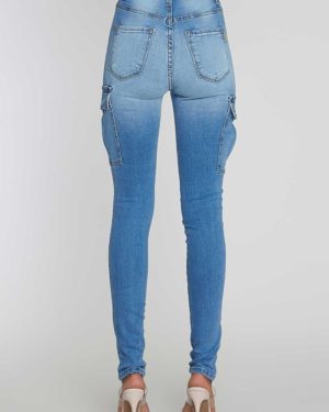 Distressed Cargo jeans for Women